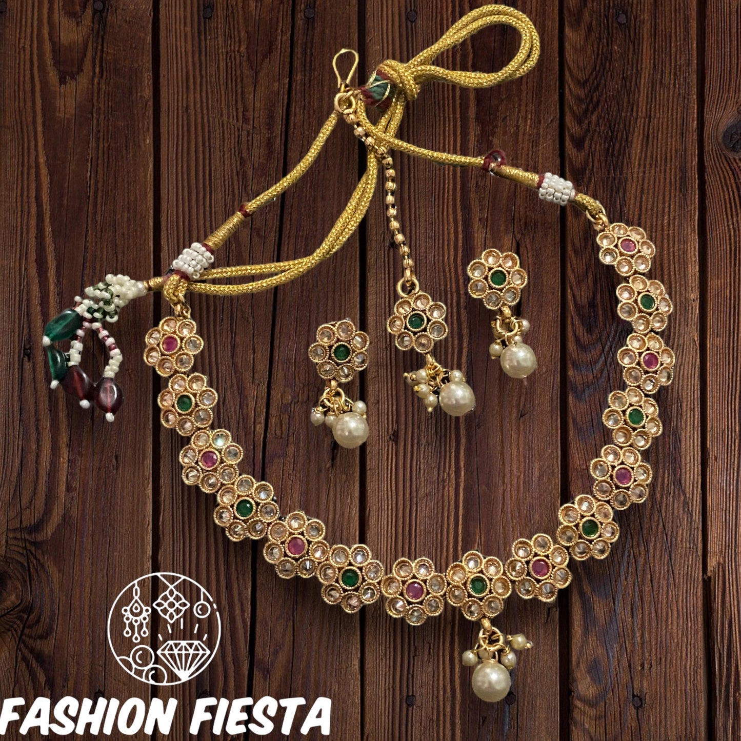 Necklace Set with Maang Tikka (head piece)