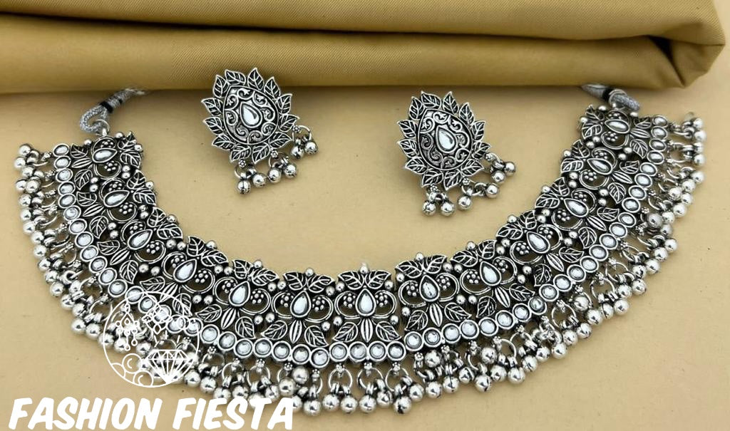 Oxidized Necklace Set