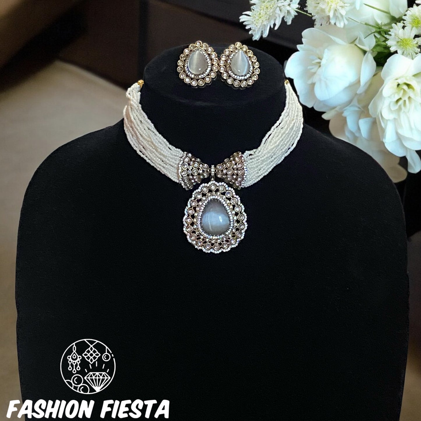 Victorian Style Antique Polish Choker Sets