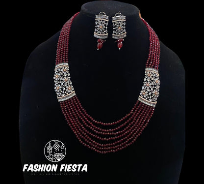 Beaded Victorian Necklace Set